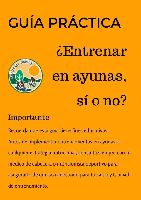 Portada de la guía Entrenar en ayunas